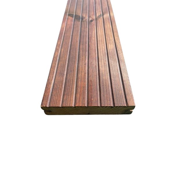 Kuumõlitatud terrassilaud GROOVED 26×117 mm pruun Brown+, termomänd - Javicar Kuumõlitatud terrassilaud GROOVED 26×117 mm pruun Brown+, termomänd - Javicar