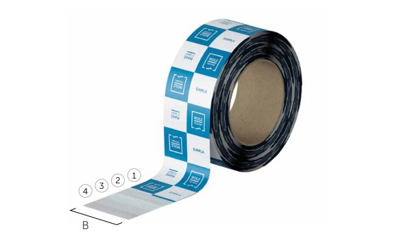 Universaalne tihendusteip 60mm*25m SIMPLA60 | Holz Technic - Javicar SIMPLA universaal teip