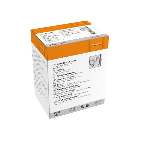 Kipskiudplaadi kruvid 3.9 x 40 mm (1000tk) Fermacell - Javicar Kipskiudplaadi kruvid 3.9 x 40 mm (1000tk) Fermacell - Javicar