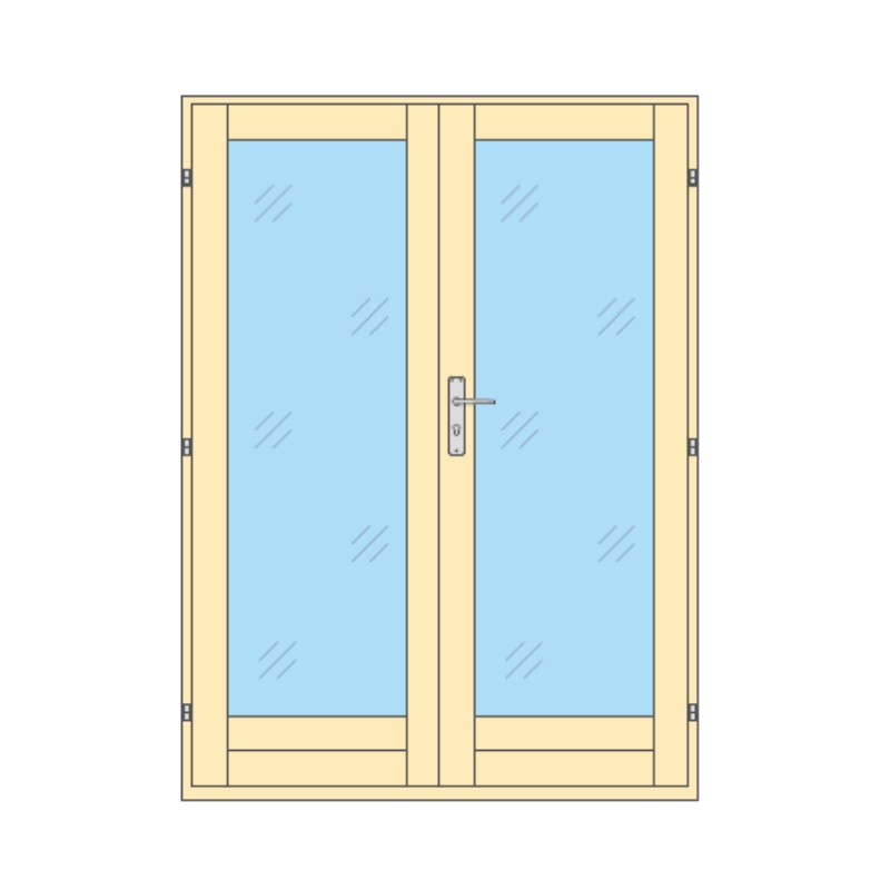 Aiamaja kahepoolne välisuks 1425×1955 mm Täisklaasiga Kuusk Q3 Sandla Puit Aiamaja kahepoolne välisuks 1425×1955 mm Täisklaasiga Kuusk Q3 Sandla Puit